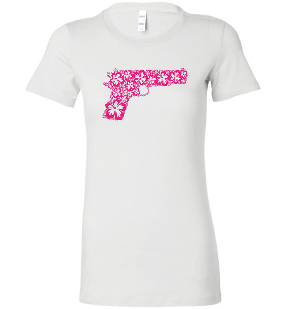 Pink gun hot sale shirt