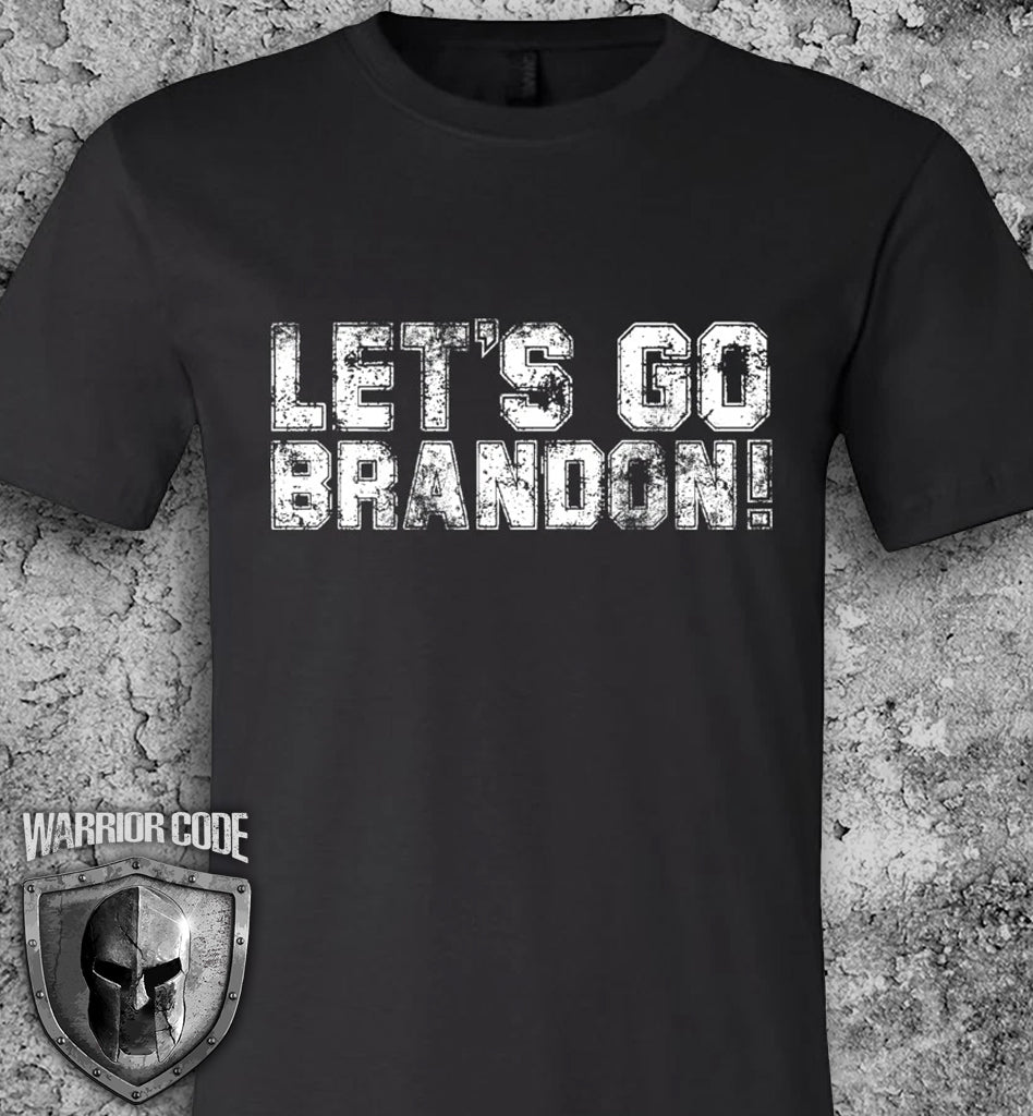 Warrior Code Let's Go Brandon Dark Grey / XS