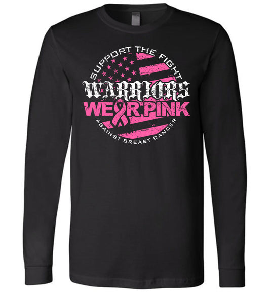 Warriors Wear Pink Long Sleeve - Warrior Code