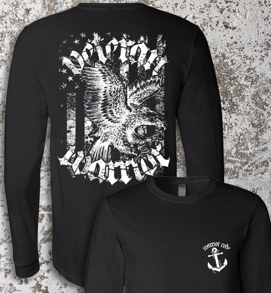 Navy Veteran Warrior Long Sleeve - Warrior Code